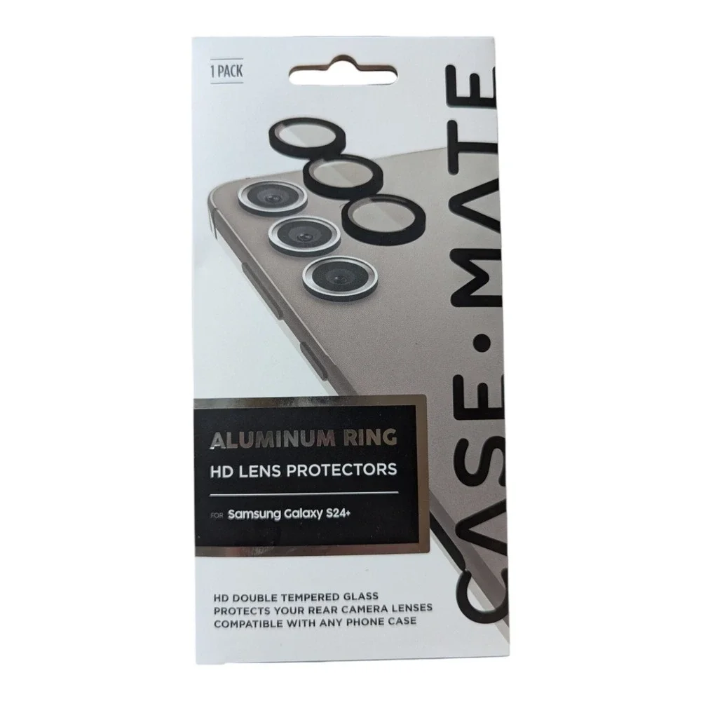 F6. Case-Mate Aluminum Ring Camera Lens Protector for Samsung Galaxy S24 +